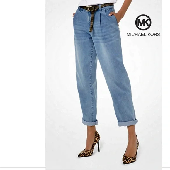 NWOT MICHAEL KORS HIGH RISE “CARROT “ JEANS size 00 - Picture 2 of 7